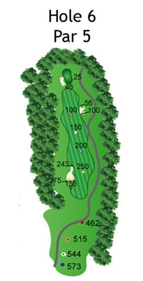 Layout of The Nightmare Hole 6