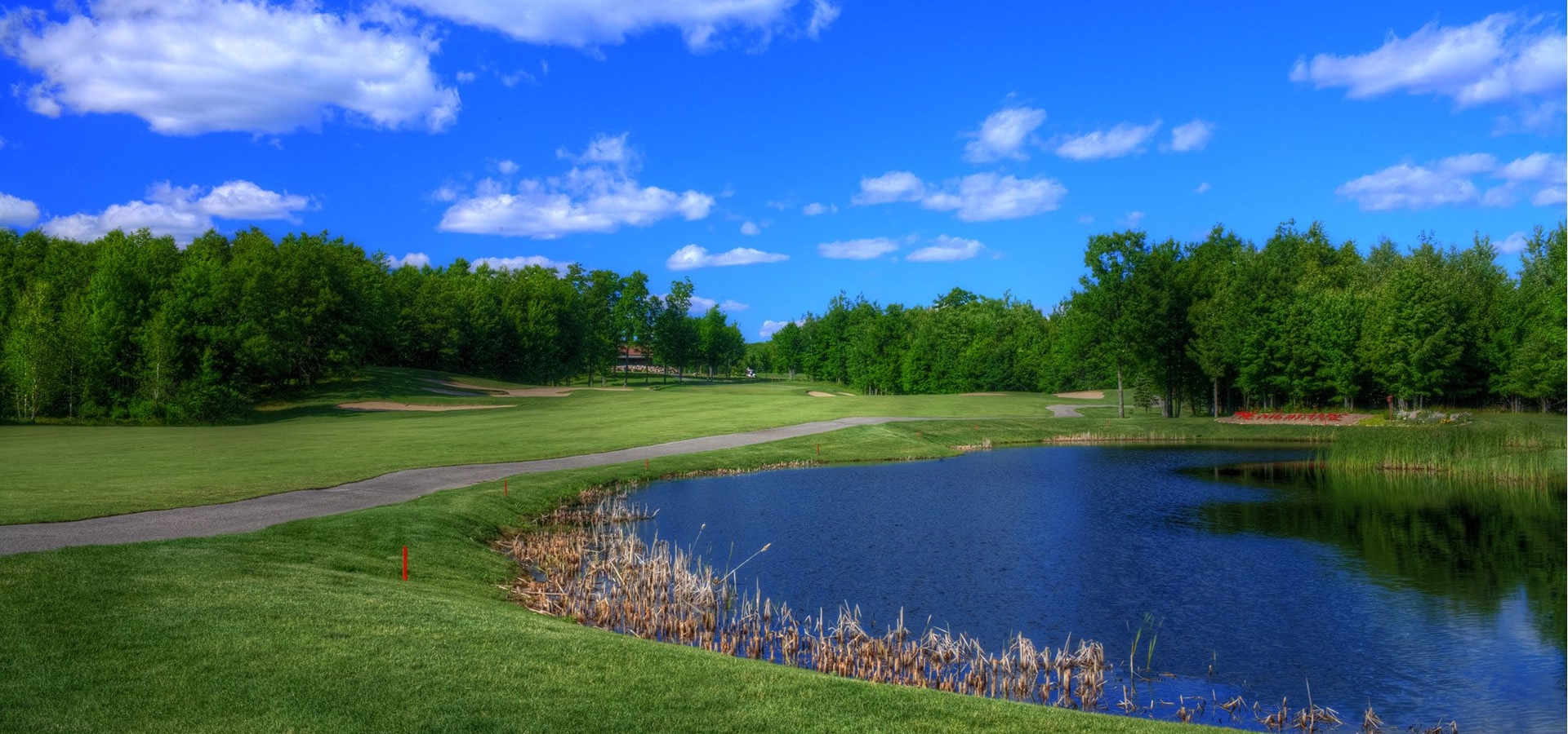 The Nightmare Hole 18 the fairway
